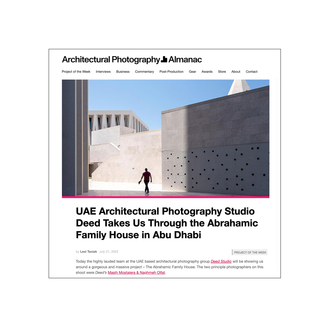Architectural photography Almanac